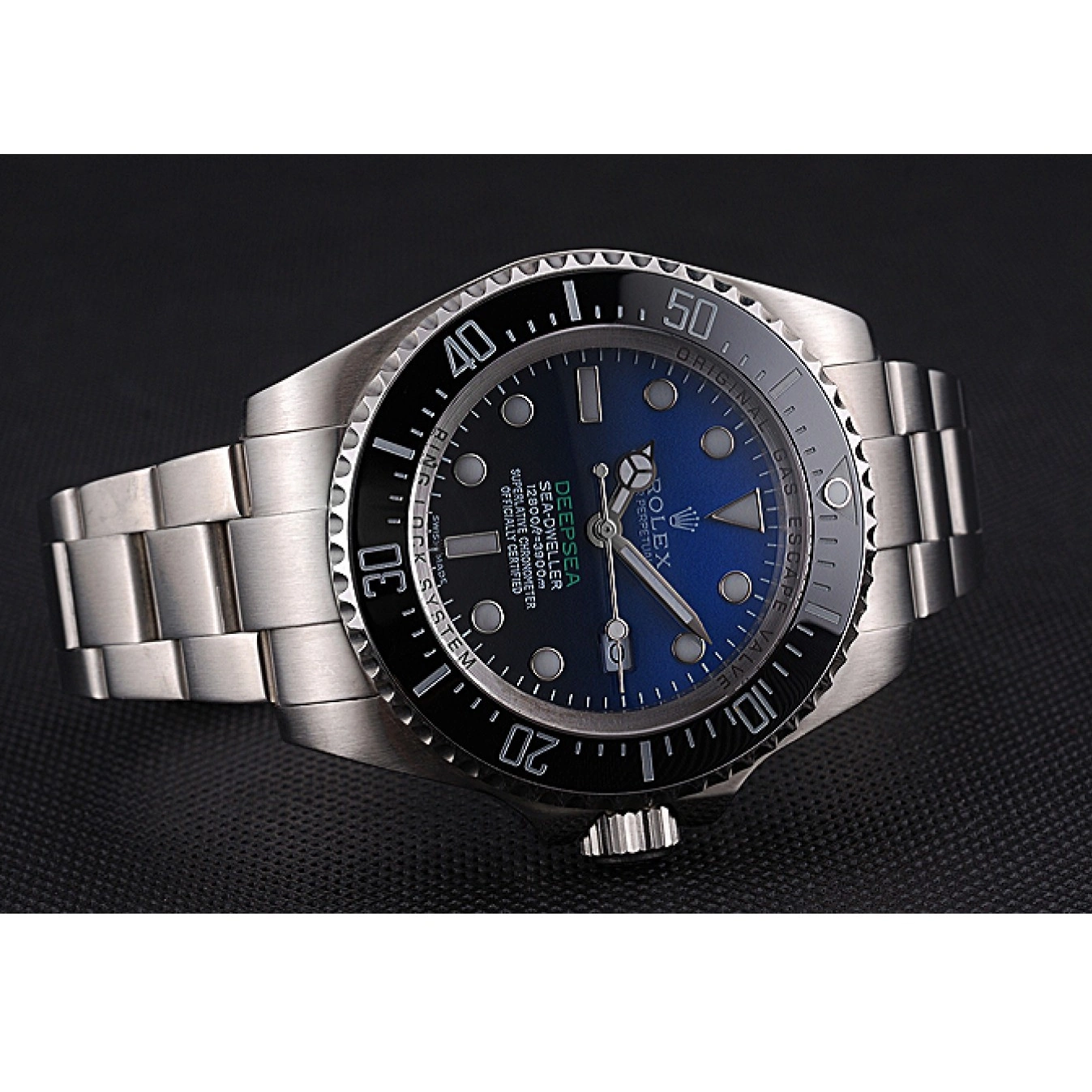 Good copy rolex watches Bracelet James Cameron Stainless Dial Swiss 622847 And Steel Case Black Dweller Deepsea 0611